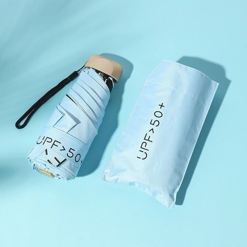 Damparaply Kompakt Med UV-Skydd Feminint Design 16