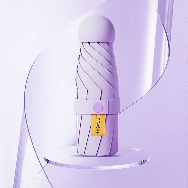 Damparaply Kompakt Med UV-Skydd Feminint Design 3