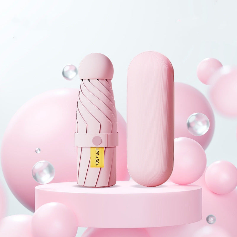 Damparaply Kompakt Med UV-Skydd Feminint Design 7
