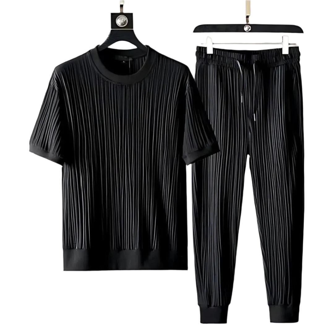 Damset Ribbat Material Avslappnad Mjuk Tyg 0