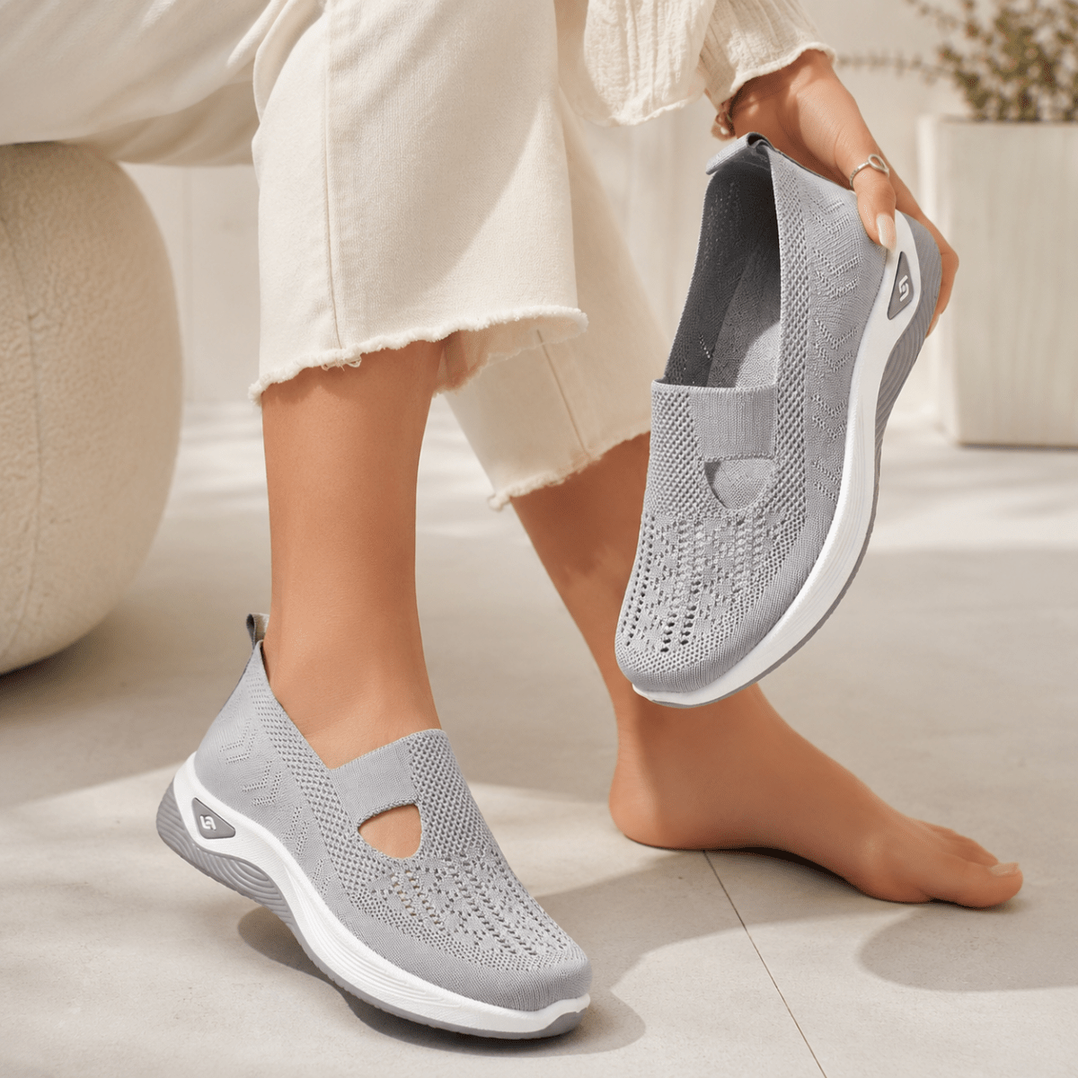 Damtofflor Slip-On för Vardagsbruk och Fritid 2