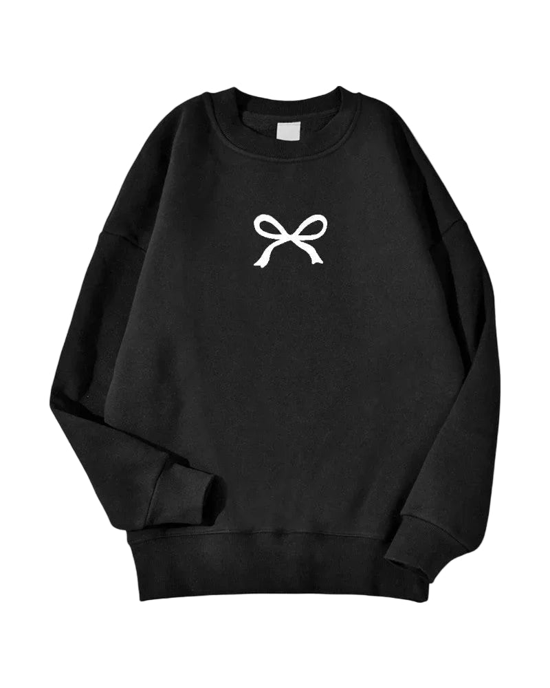 Damtröja med rosetttryck Oversized 0