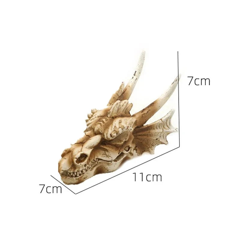 Dekorativ Akvariedekoration Dinosaurieskelett för Söt- och Saltvatten 6