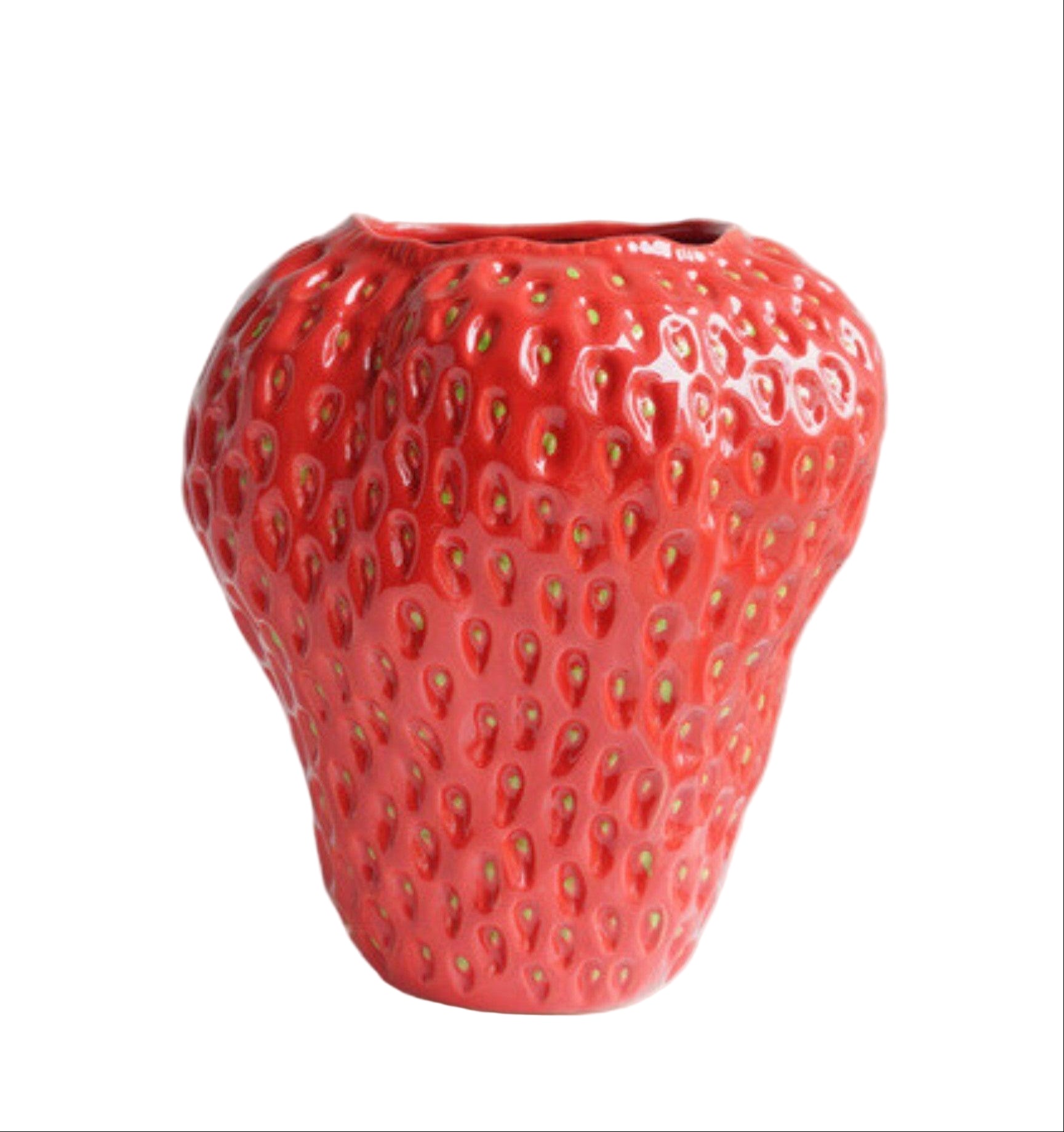 Dekorativ Blomkruka i Jordgubbsform 13