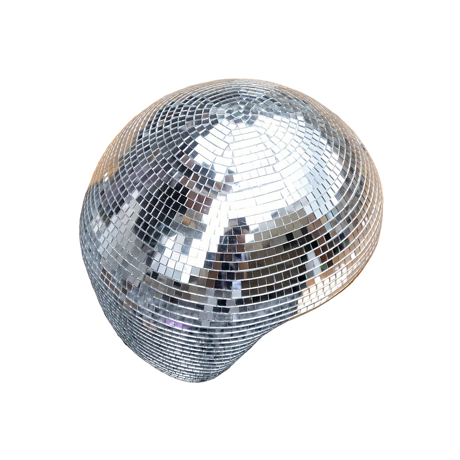 Dekorativ Discoboll Skulptur i Spegelglas 0