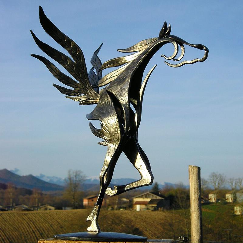 Dekorativ Hästskulptur för Trädgård 5