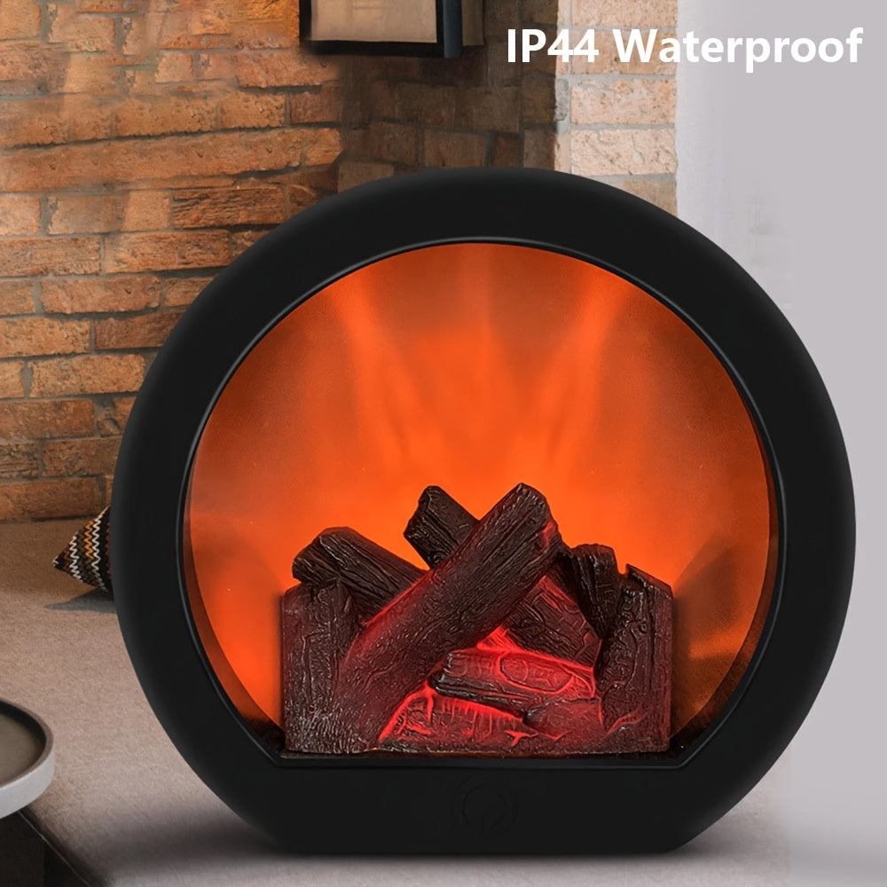 Dekorativ Lampa Simulerad Kolflamma För Inomhus Och Utomhus 1