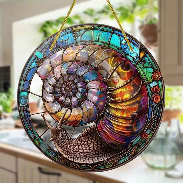 Dekorativ Solfångare Jättesnigel för Utomhusbruk 0