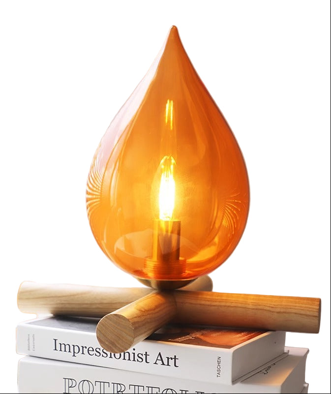 Dekorativ Stämningslampa med Realistisk Eldslåga 0