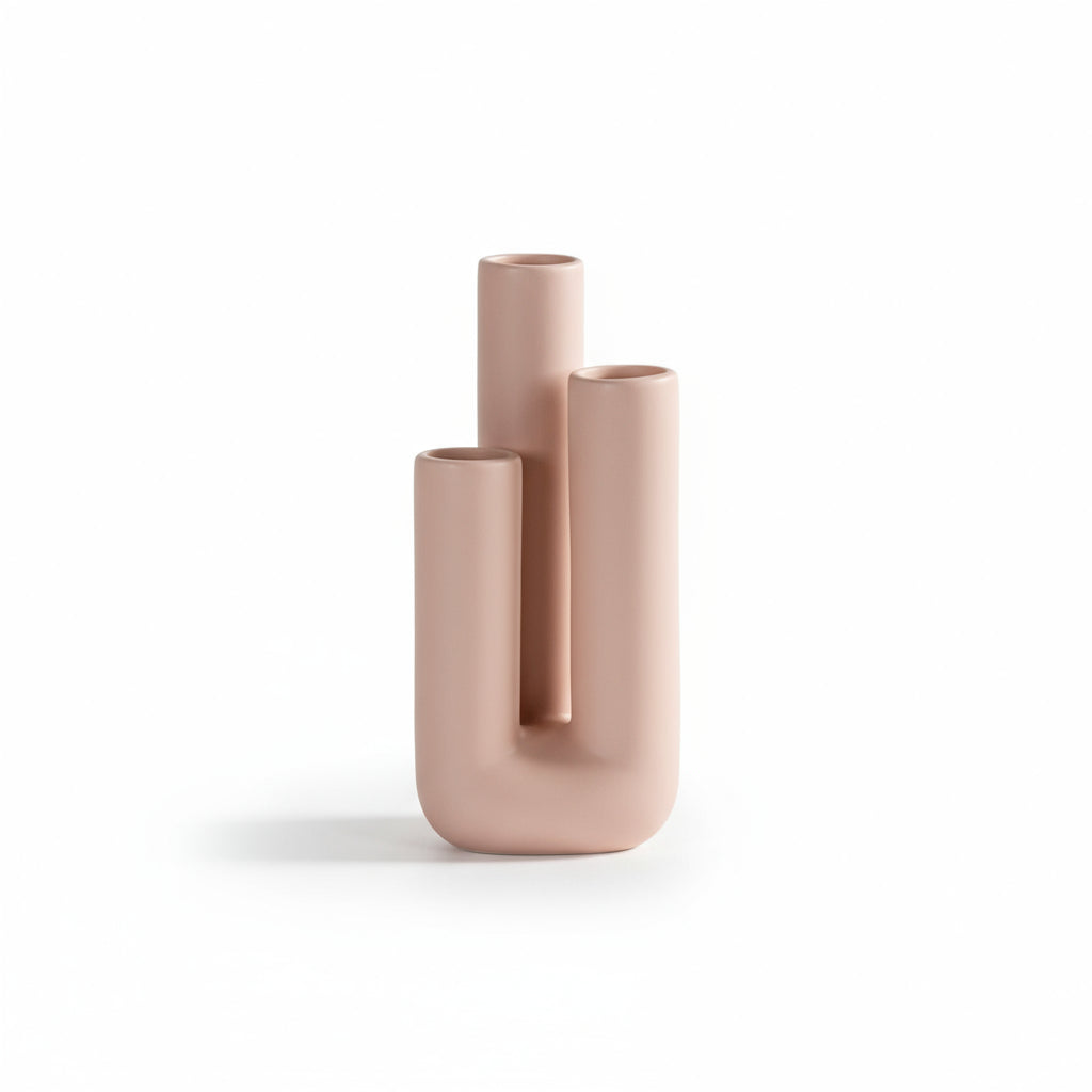 Dekorativ Vas med Tre Rör Modern Design 1