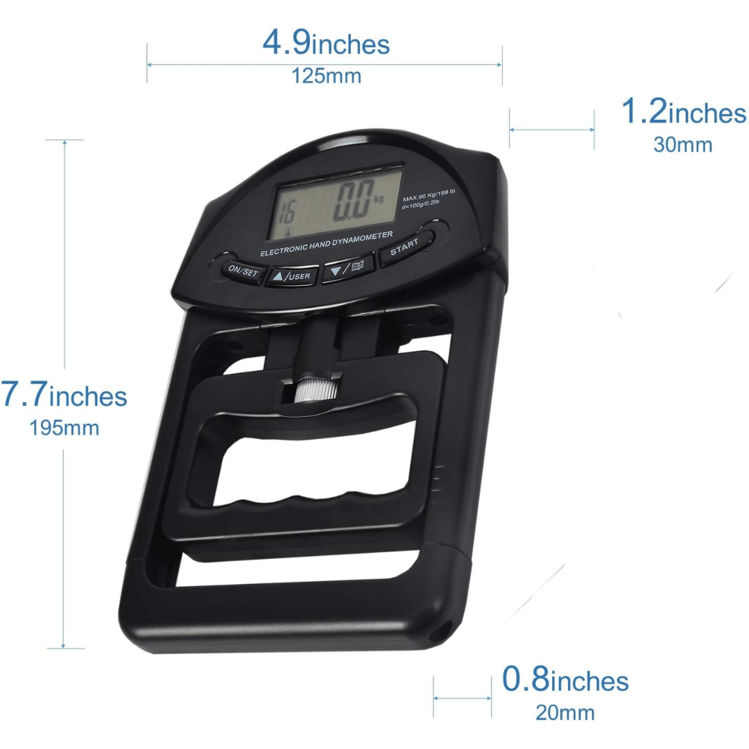 Digital Handdynamometer för Greppstyrka Mätning Kompakt Design 2