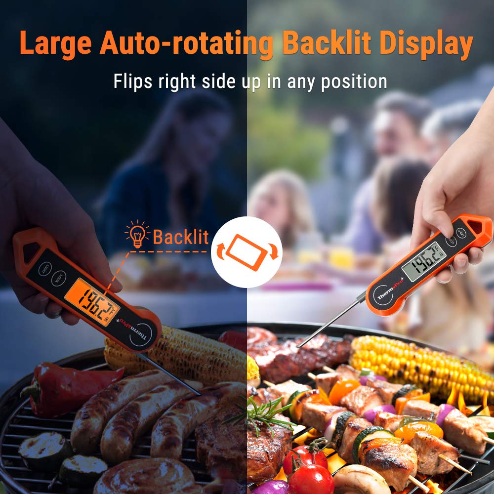 Digital Kötttermometer med Bakgrundsbelysning för Exakta Temperaturavläsningar 4