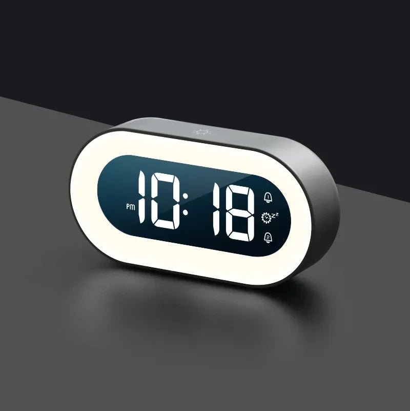 Digital Väckarklocka Med Ljus och Dimbar Display För Sovrum 3