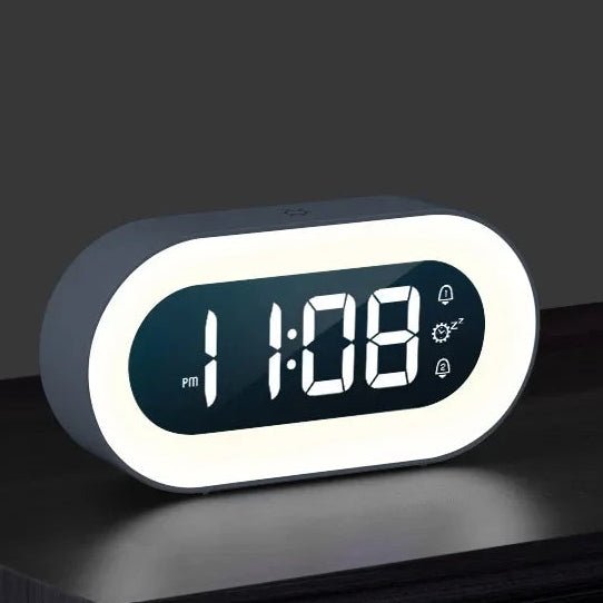Digital Väckarklocka Med Ljus och Dimbar Display För Sovrum 4