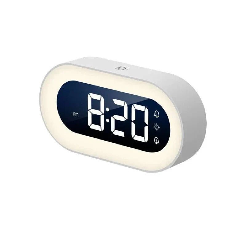 Digital Väckarklocka Med Ljus och Dimbar Display För Sovrum 5