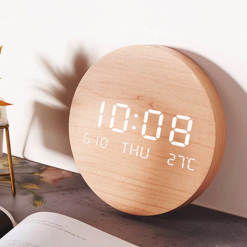 Digital Väggklocka Minimalistisk Design för Hemmet 0