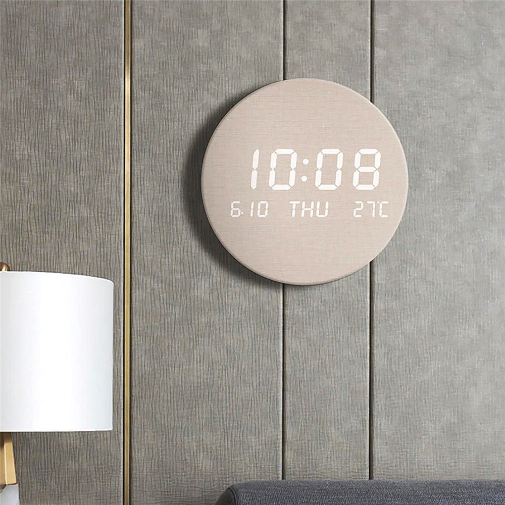 Digital Väggklocka Minimalistisk Design för Hemmet 3