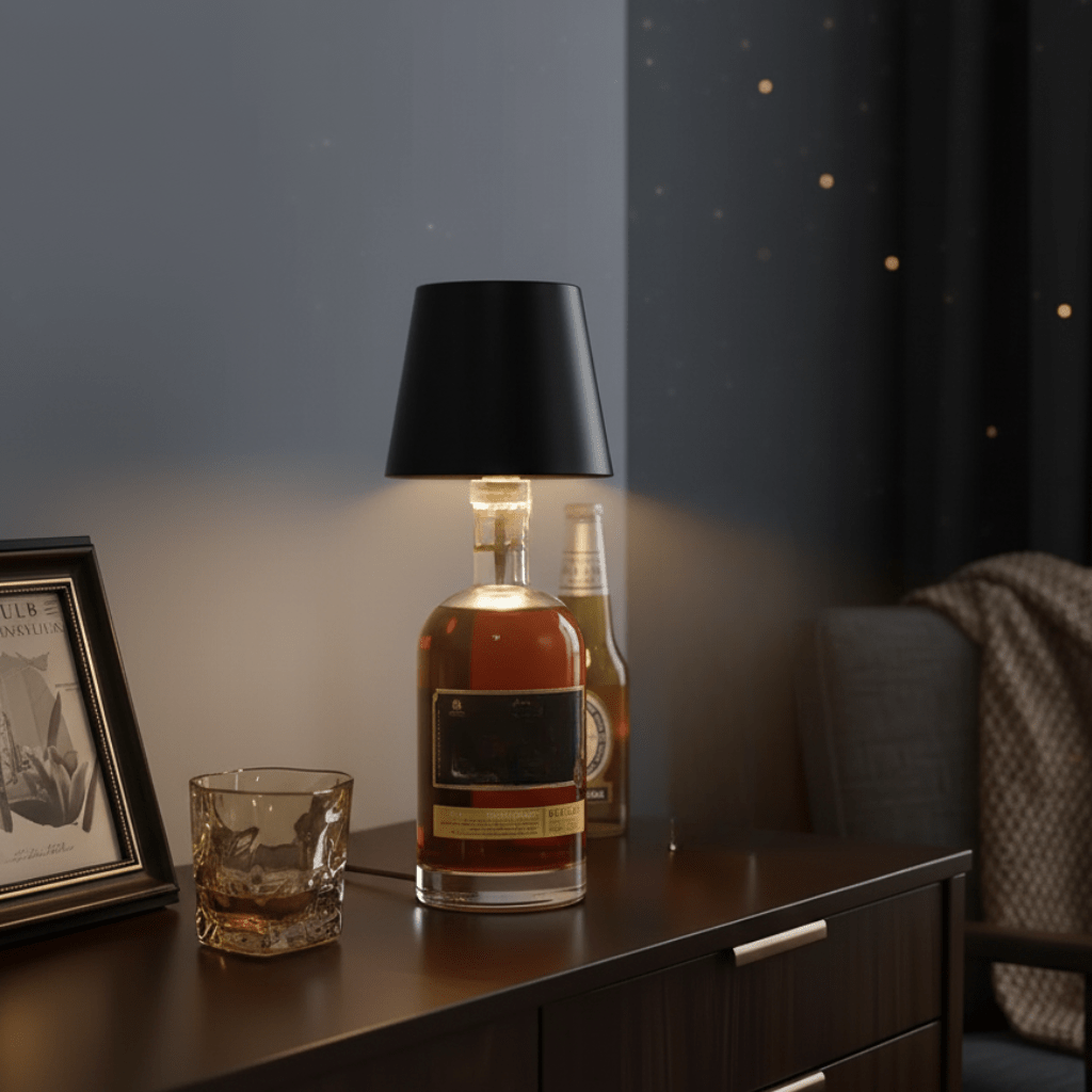 Dimbar Bordslampa LED Med 3 Färglägen Touch-Dimmer Modern Design 0