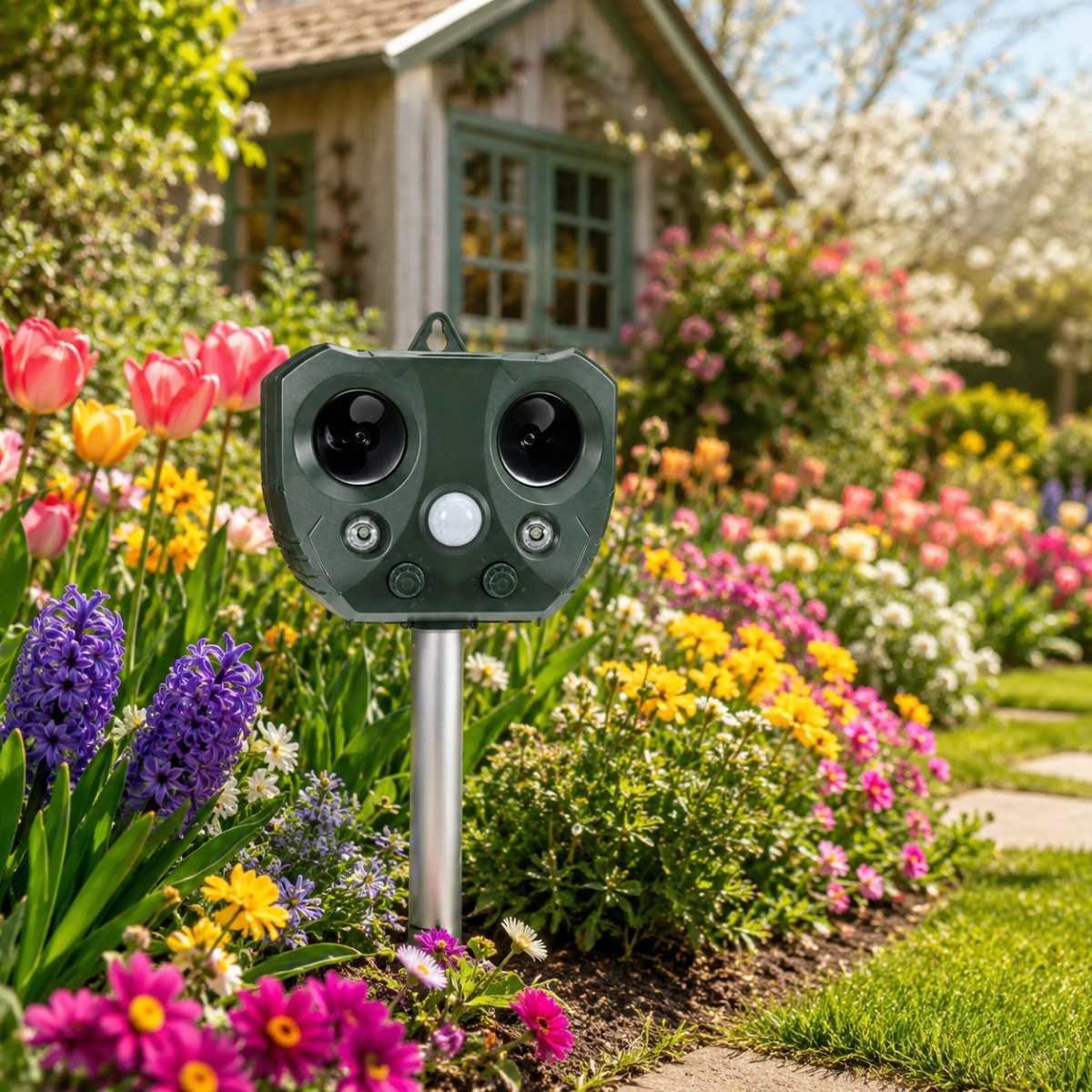 Djuravstötare för utomhusbruk med PIR-sensor 4