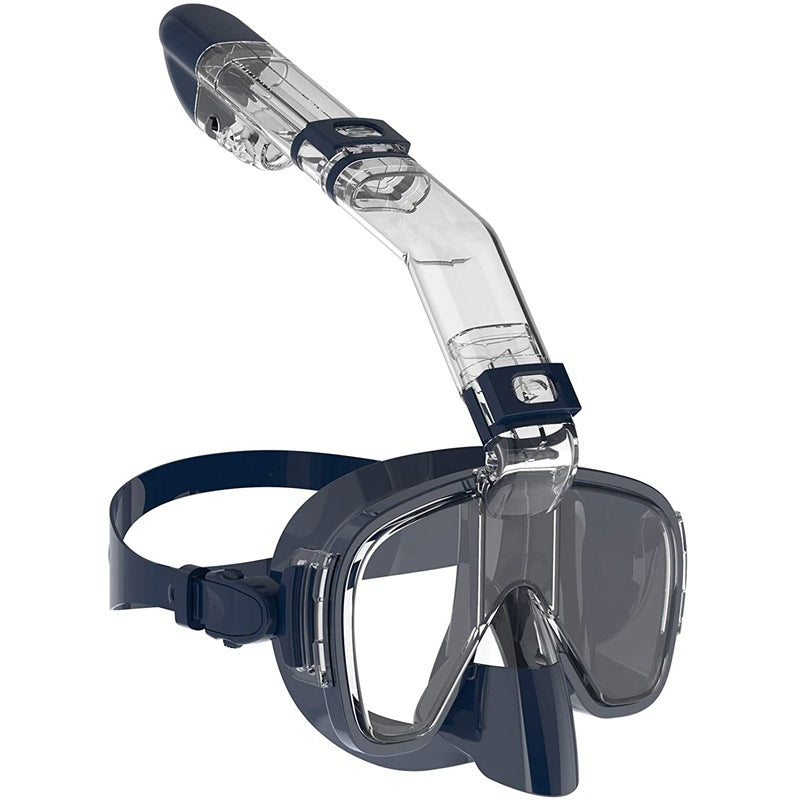 Dykmask med brett synfält och flexibel snorkel för kvinnor 6