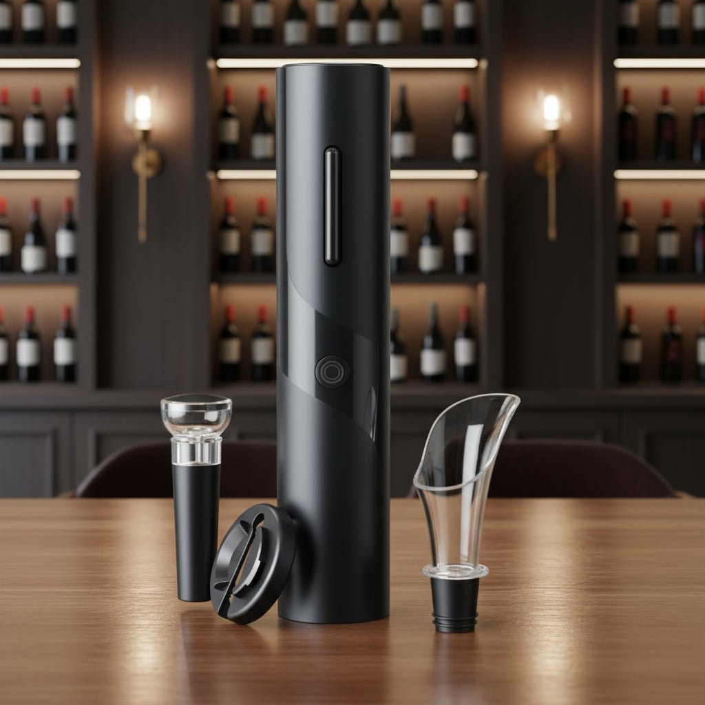 Elektrisk Korkskruvset Med Smart Design och Uppladdningsbar Funktion 0