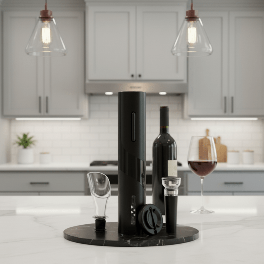 Elektrisk Korkskruvset Med Smart Design och Uppladdningsbar Funktion 1