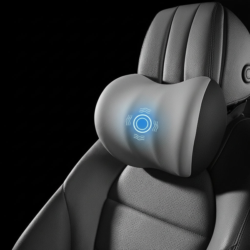 Ergonomisk Nack- och Ländstödskudde med Vibrationsmassage 0