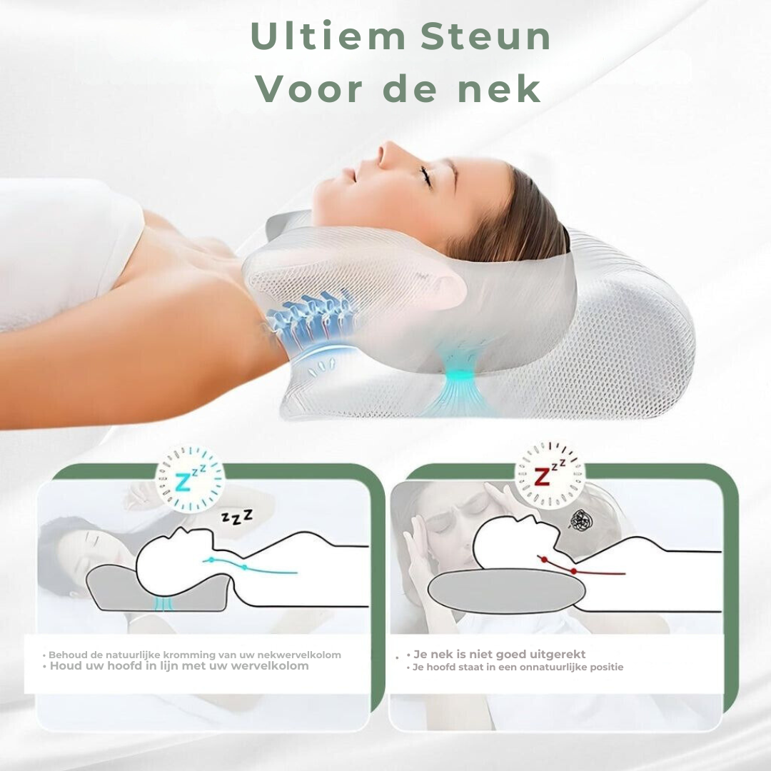 Ergonomisk Nackkudde för Alla Sovställningar 3