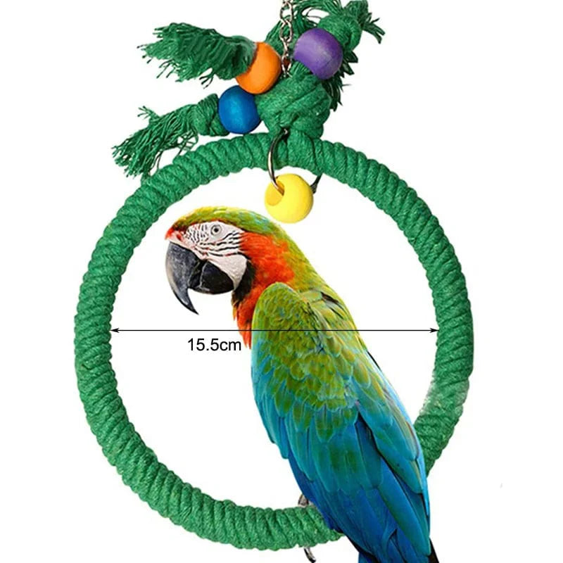 Fågel Tuggleksak För Papegojor Och Småfåglar Färgglad Design 8