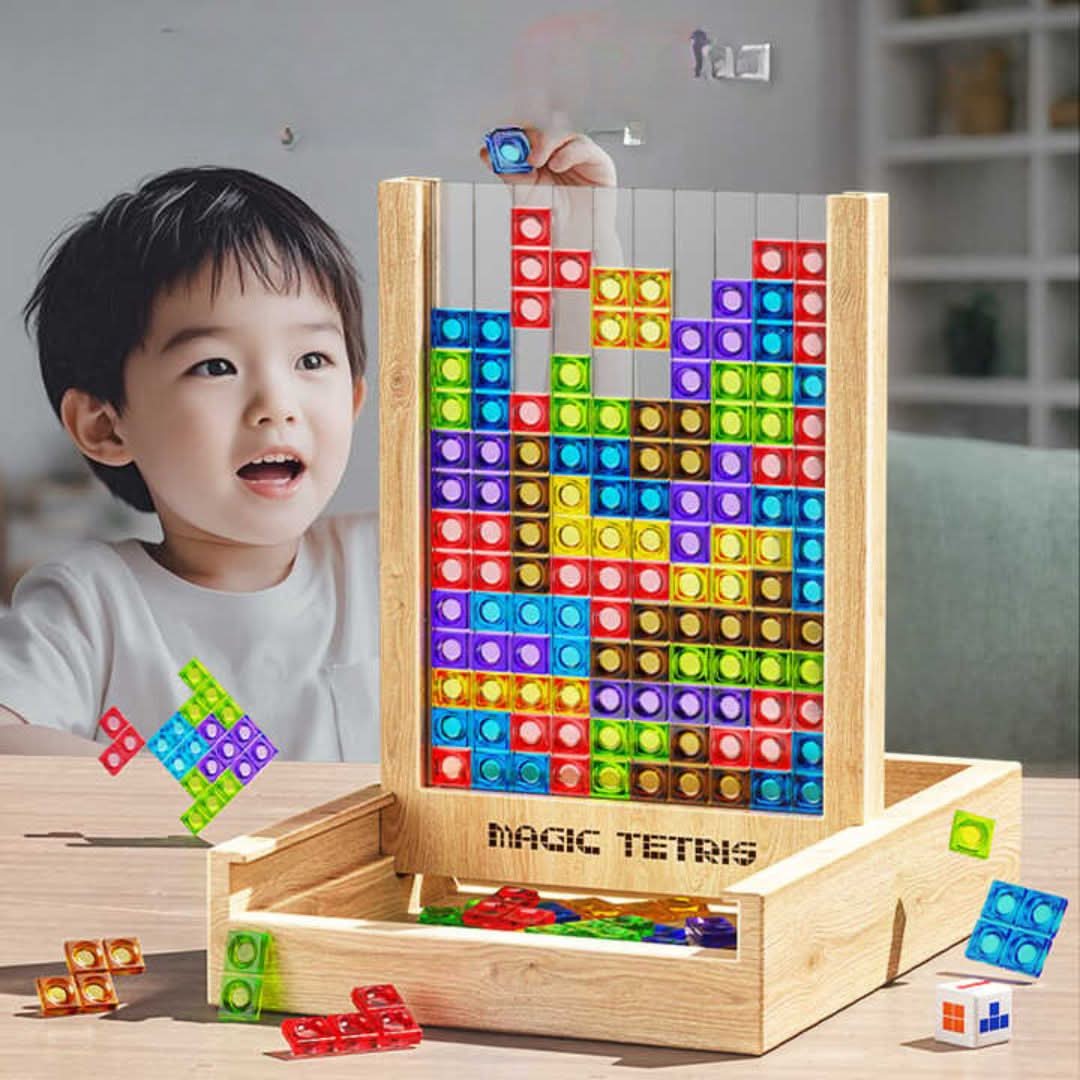 Familjespel Tetris Pussel för Alla Åldrar 3