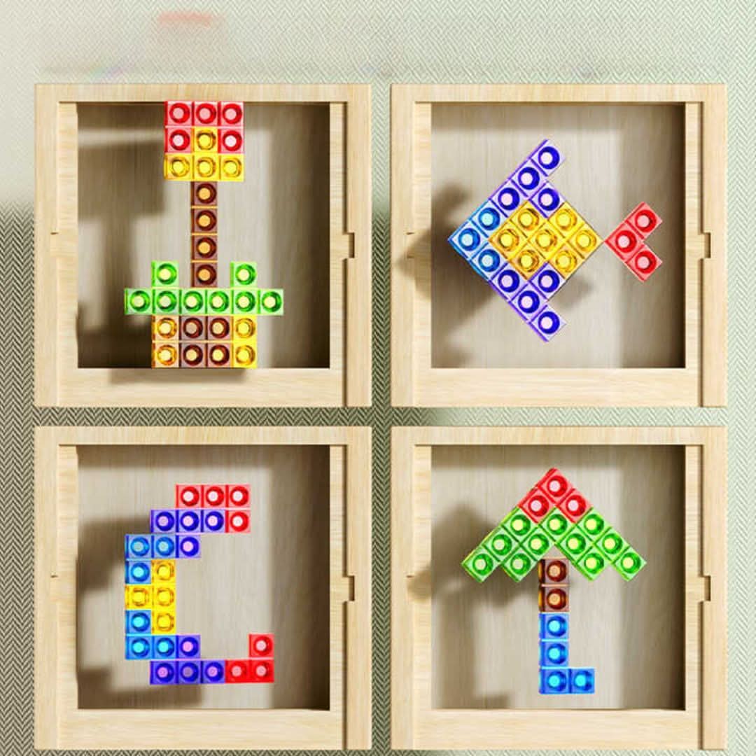Familjespel Tetris Pussel för Alla Åldrar 4