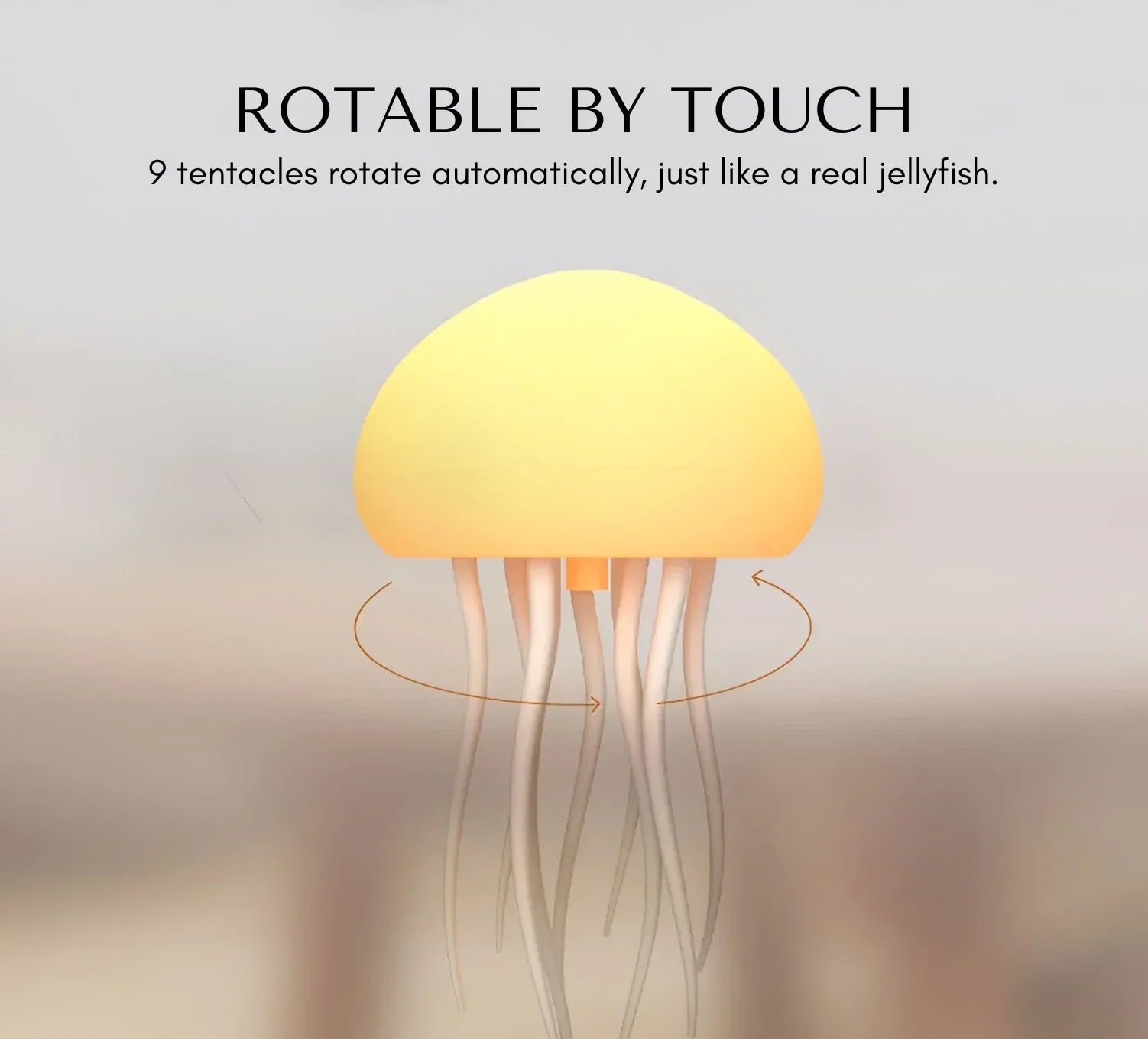 Färgglad LED-lampa med dansande medus för inredning 1