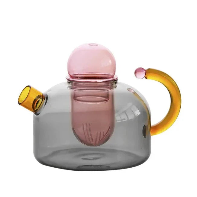 Färgglad Teservis i Glas Modern Design 9