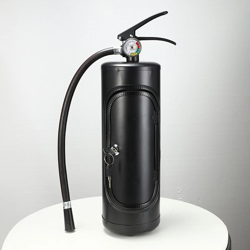 Flaskhållare i Brandsläckarstil För Vin och Whisky 9