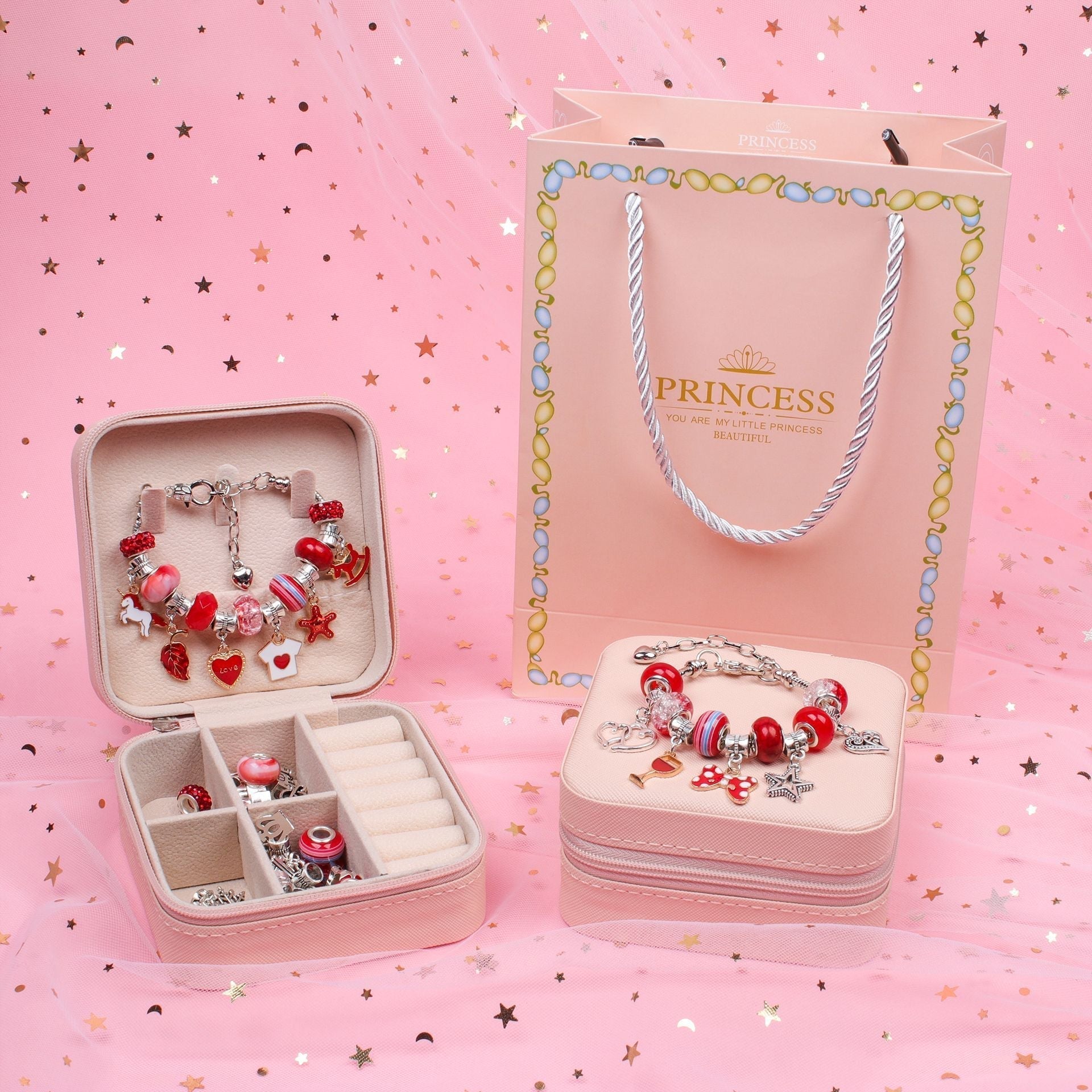Flickors Charm Armband DIY Kit 5