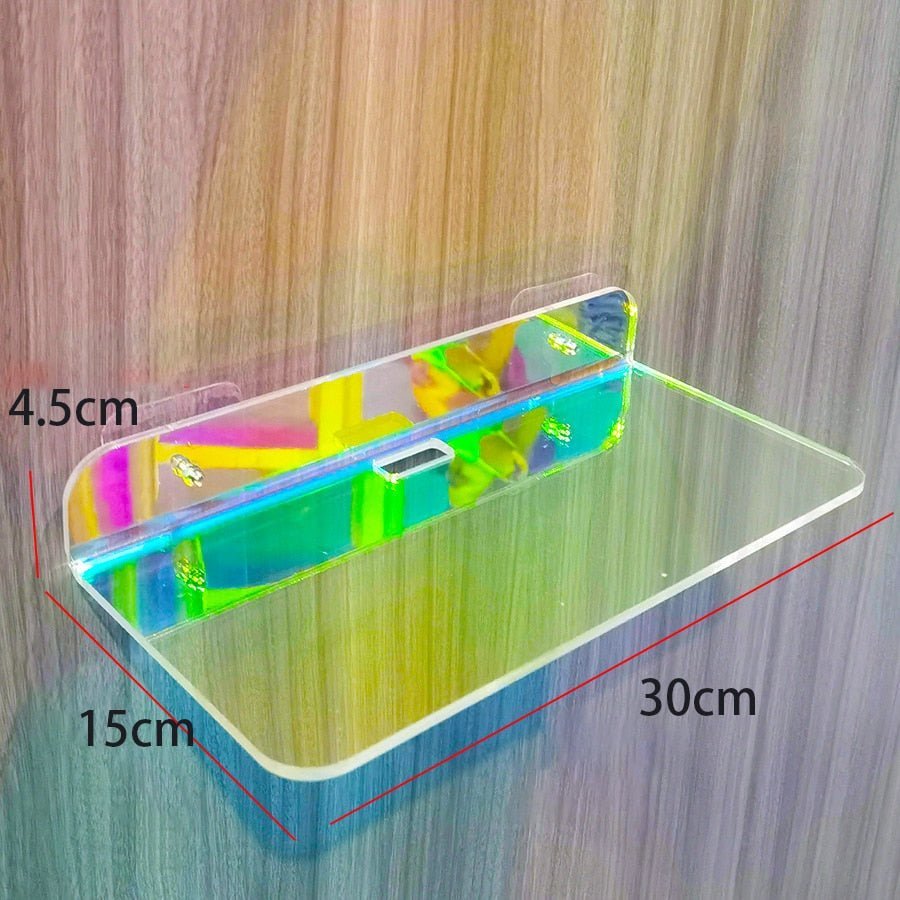 Flytande Hyllor för Väggar - Färgglad Förvaring för Hem och Badrum 5