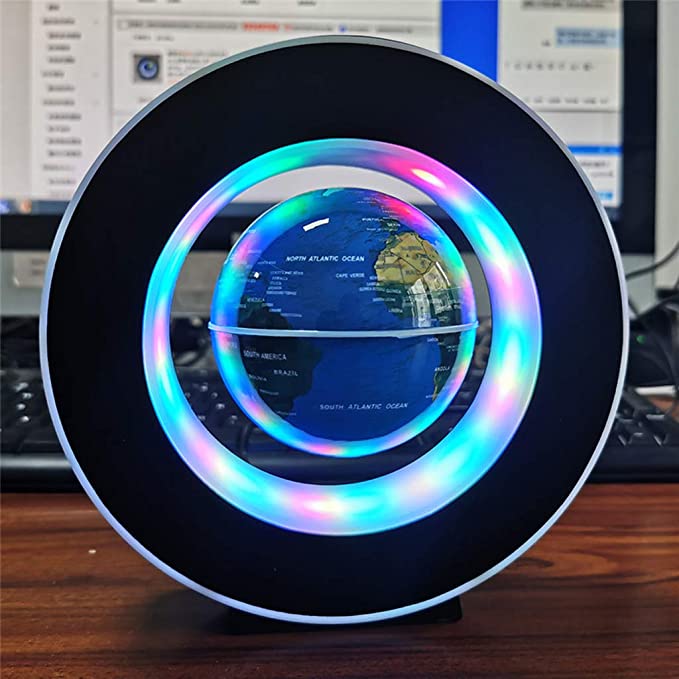 Flytande Jordglob Lampa Unik Design 1