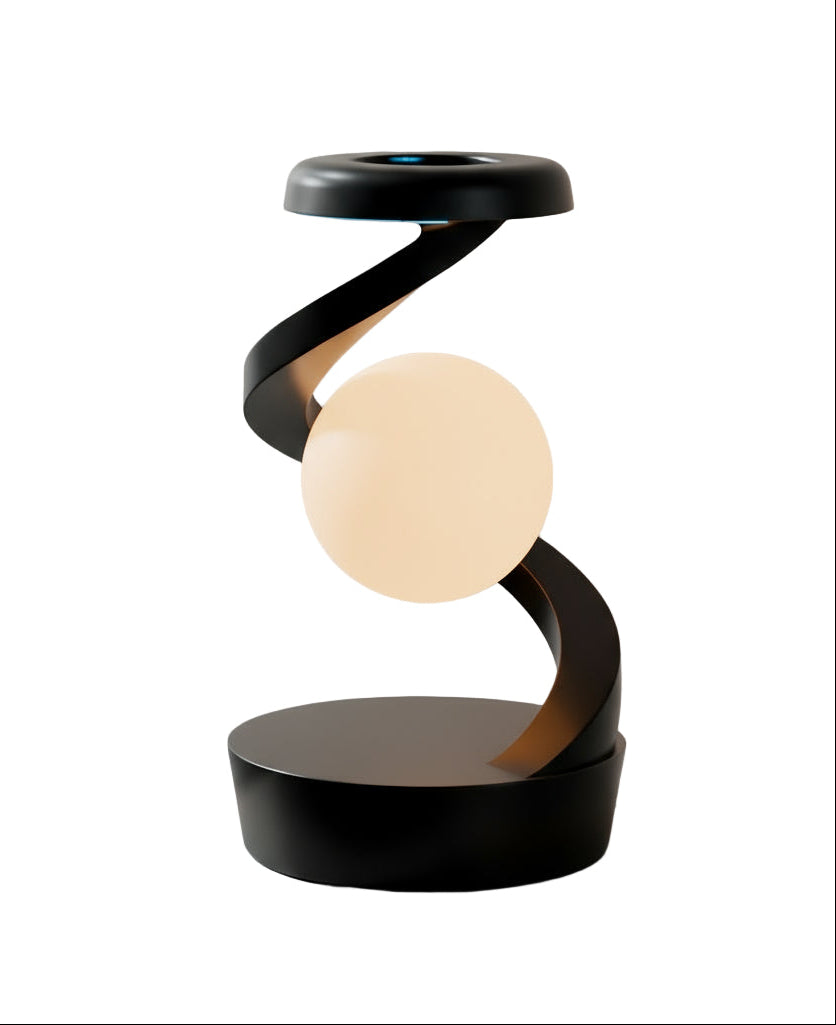 Flytande Lampa Roterande LED Ljus Modern Design 1