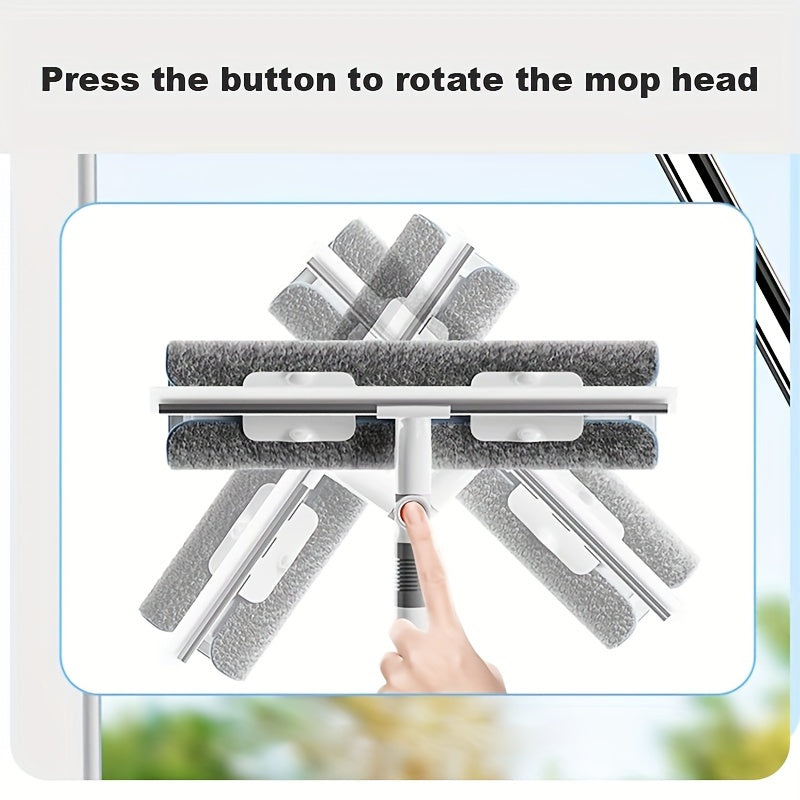 Fönster- och Glasrengöring 2-i-1 Med Roterande Huvud 4