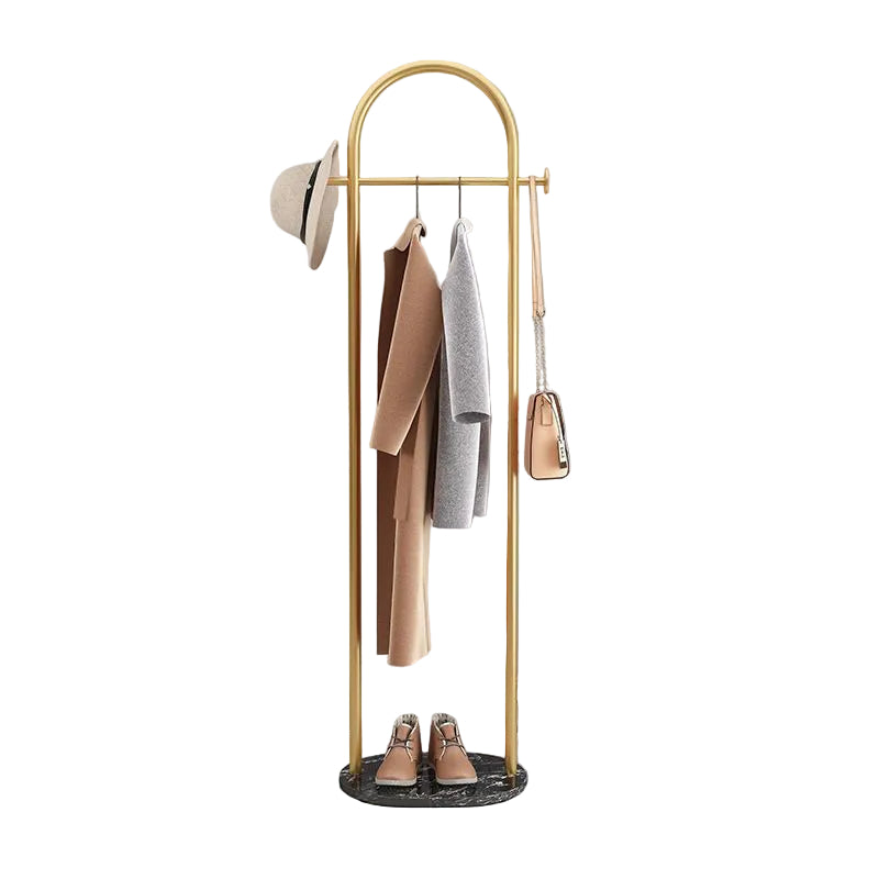 Fristående Klädhängare Hall med Guld Detaljer och Marmorbas 0
