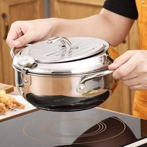 Fritös Allt-i-ett Design för Hemmet med Inbyggd Termometer 3