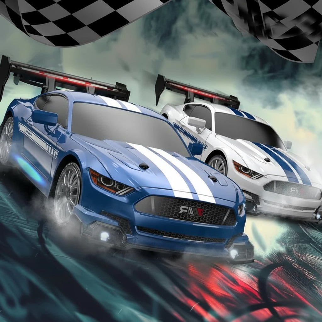 Fyrhjulsdriven RC Driftbil med Hala Däck 3