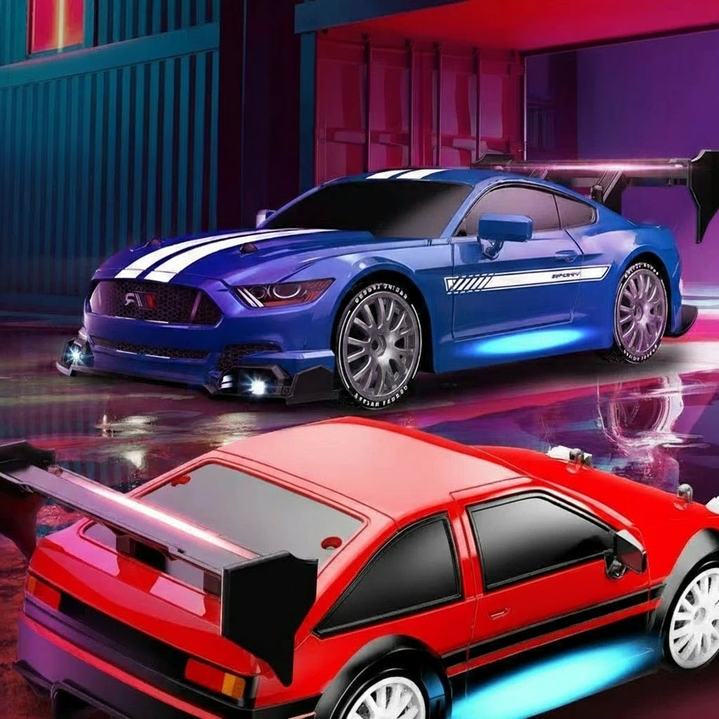 Fyrhjulsdriven RC Driftbil med Hala Däck 4