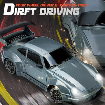 Fyrhjulsdriven Radiostyrd Bil Retro Drift Master för Barn och Vuxna 2