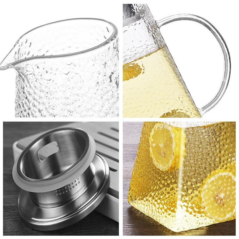 Genomskinlig Tekokare i Glas med Dubbelfilter 4