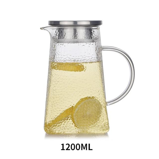 Genomskinlig Tekokare i Glas med Dubbelfilter 6