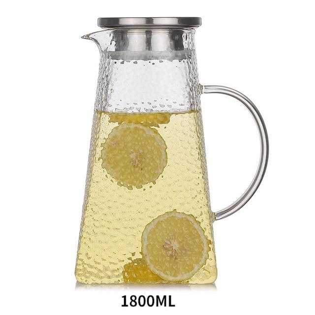 Genomskinlig Tekokare i Glas med Dubbelfilter 8