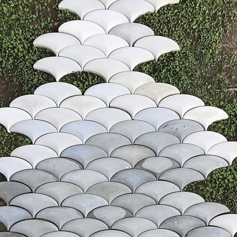 Geometrisk Silikonform för Golvdesign 0