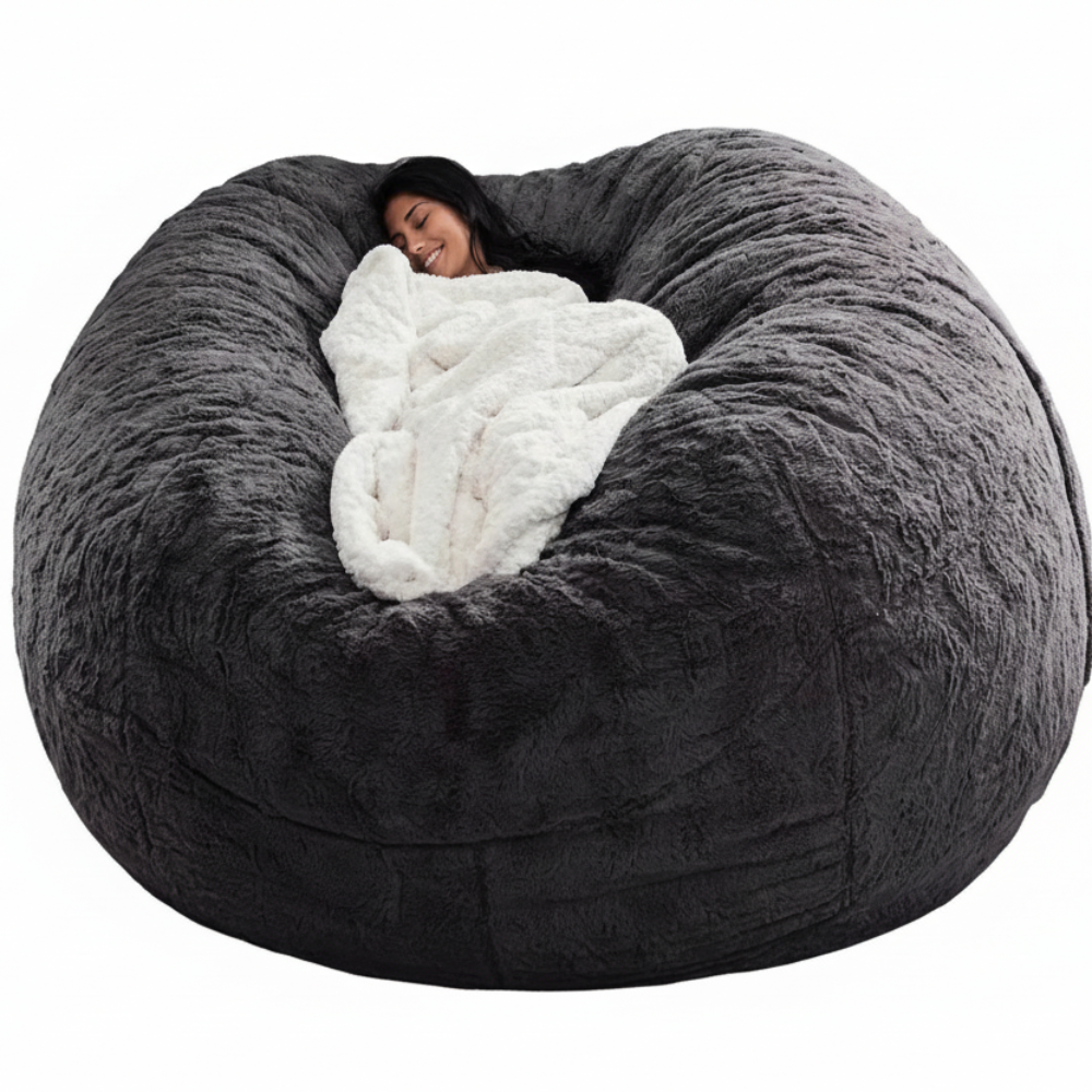 Giant Bean Bag Cover Fluffy Design 0