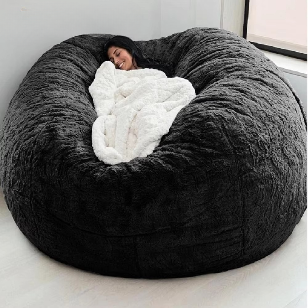 Giant Bean Bag Cover Fluffy Design 5